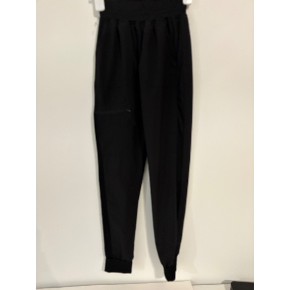 Scrubaid Black Tapered Fit‎ Four Way Stretch Jogger Scrub Pants Size S/
6-8